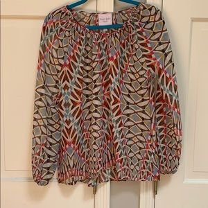 Multicolor long sleeve shirt